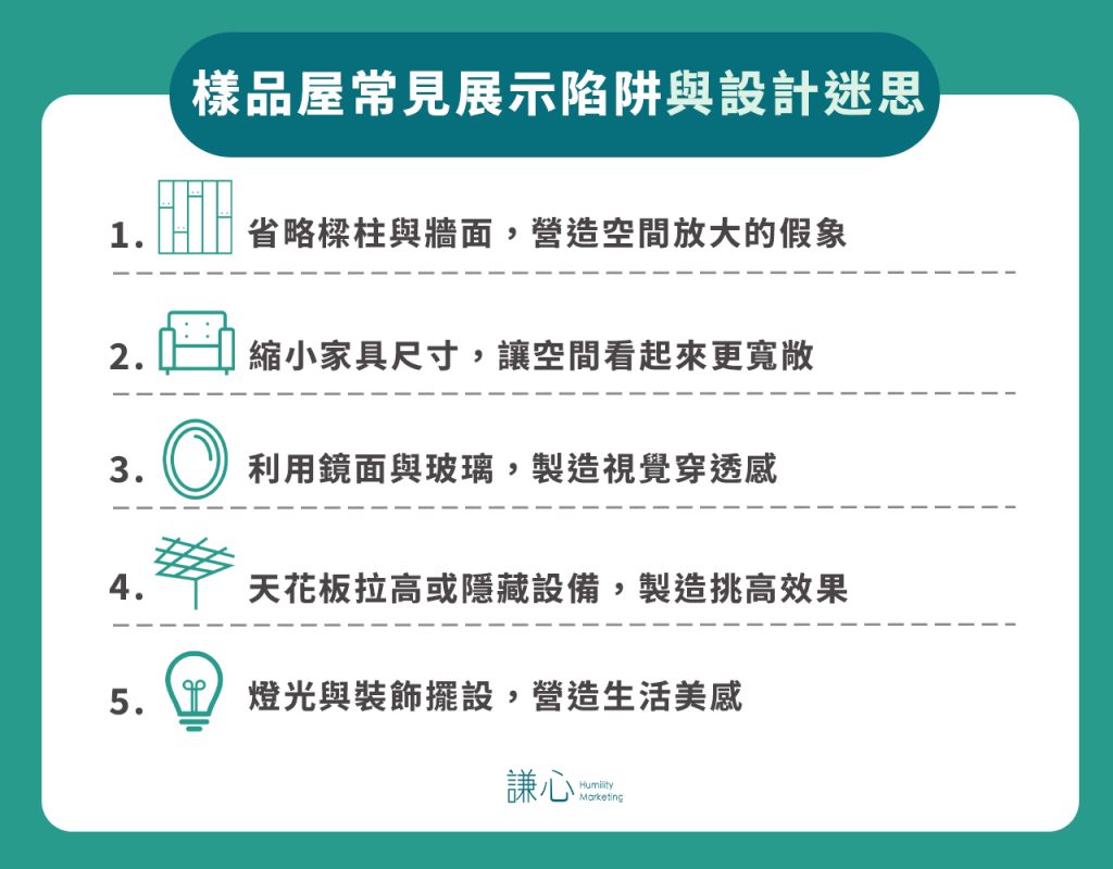 樣品屋常見的展示陷阱與設計迷思